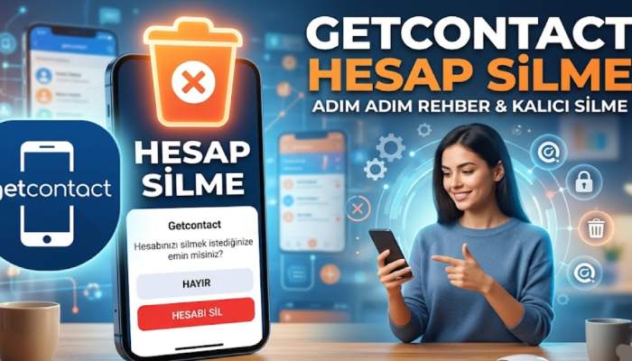 getcontact hesap silme