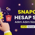 snapchat hesap silme 2026 rehberi