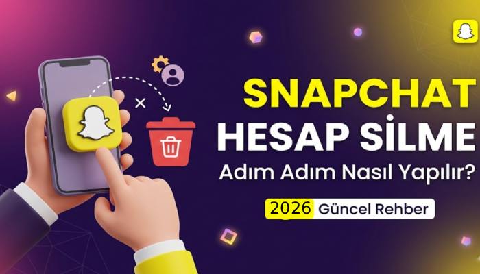 snapchat hesap silme 2026 rehberi