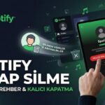 spotify hesap silme
