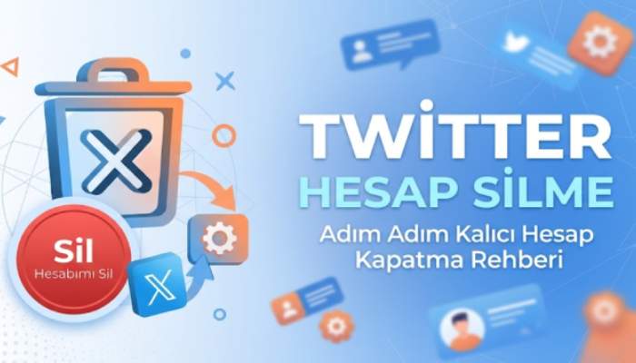 twitter hesap silme